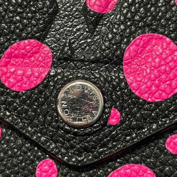 Louis Vuitton x Yayoi Kusama victorine wallet pink and black - Picture 5 of 16
